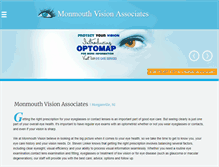 Tablet Screenshot of monmouthvision.com